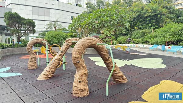慈雲山公園奇觀！遊樂場驚現深啡拱形設施！街坊笑爆：請問設計概念係咩？