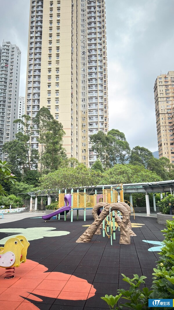 慈雲山公園奇觀！遊樂場驚現深啡拱形設施！街坊笑爆：請問設計概念係咩？