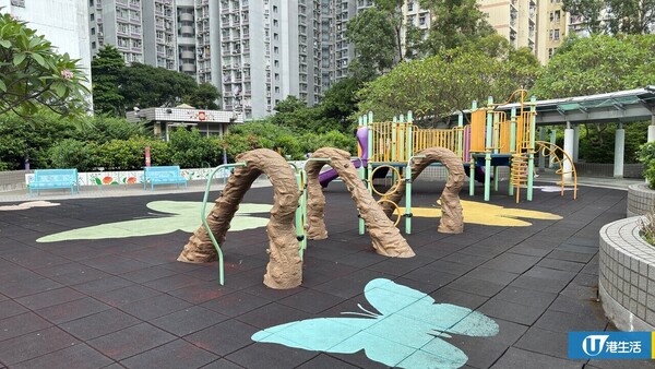 慈雲山公園奇觀！遊樂場驚現深啡拱形設施！街坊笑爆：請問設計概念係咩？