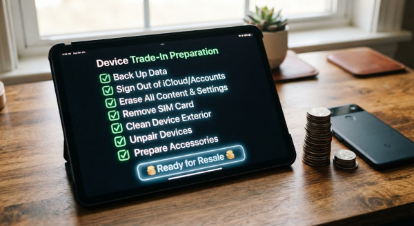 舊手機Trade-in前點清資料？iPhone／Android換機7步Checklist　私密照、eSIM、帳戶鎖一次睇