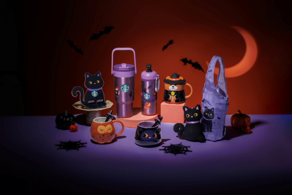 星巴克秋日新品!南瓜派咖啡回归/全新冰茶咖啡/万圣节猫咪杯