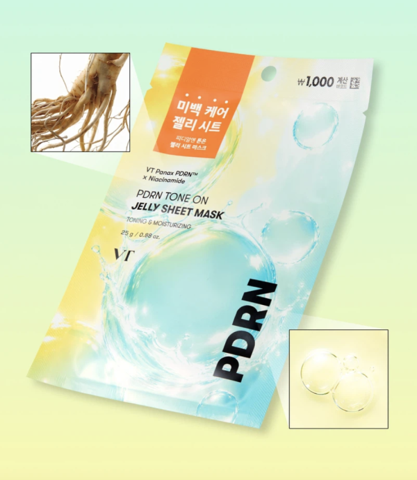 PDRN面膜推薦|VT PDRN Tone on Jelly Sheet Mask