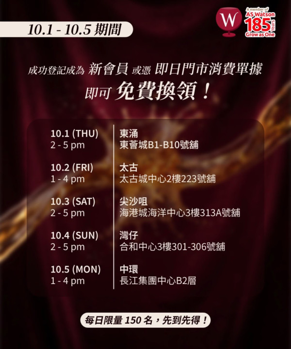 甜筒暉一連5日免費派雪糕!全新馬爹利VSOP干邑味雪糕!附派發地點及換領方法