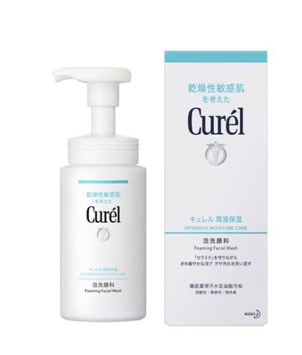 泡沫洗面乳推薦|Curél 豐盈泡沫潔面乳