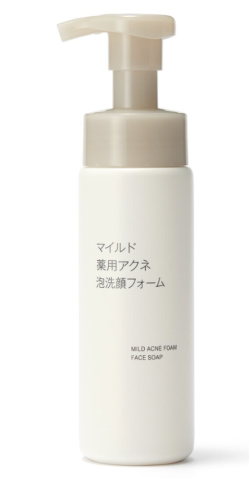 泡沫洗面乳推薦|MUJI 祛痘溫和潔面泡沫