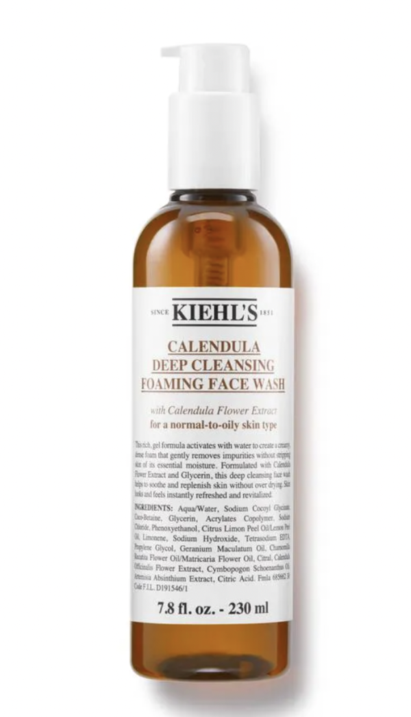 泡沫洗面乳推薦|Kiehl's 金盞花深層潔面泡沫