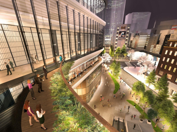圖片來源:日本橋河濱步道官網 東京新地標|東京Midtown日本橋2027年秋季登場!52層摩天大樓、華爾道夫酒店進駐、全新地下通道直達車站