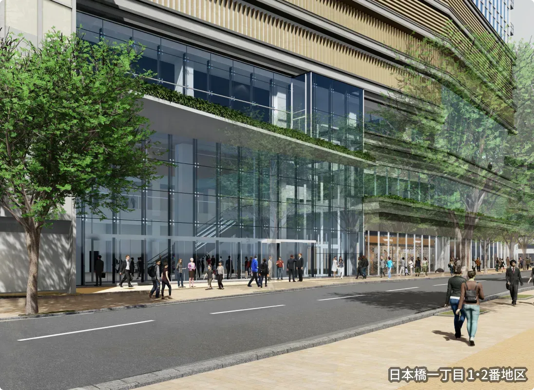 圖片來源:日本橋河濱步道官網 東京新地標|東京Midtown日本橋2027年秋季登場!52層摩天大樓、華爾道夫酒店進駐、全新地下通道直達車站