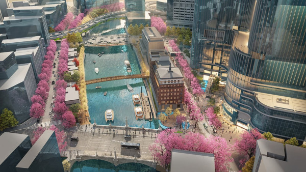 圖片來源:日本橋河濱步道官網 東京新地標|東京Midtown日本橋2027年秋季登場!52層摩天大樓、華爾道夫酒店進駐、全新地下通道直達車站