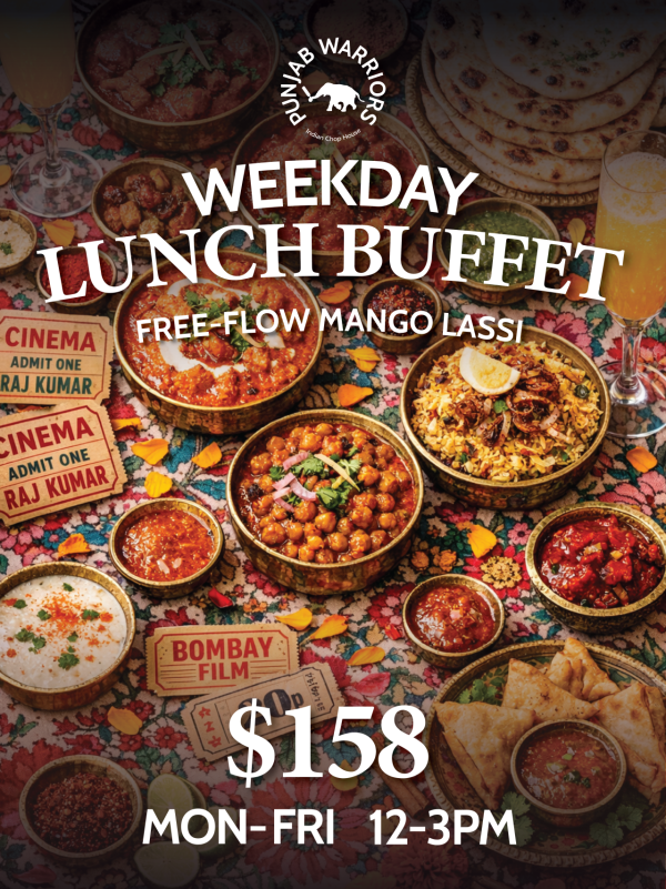 中環美食｜Punjab Warriors推全新平日自助午餐！$158任食高質印度咖哩/即製烤餅/無限飲Mango Lassi