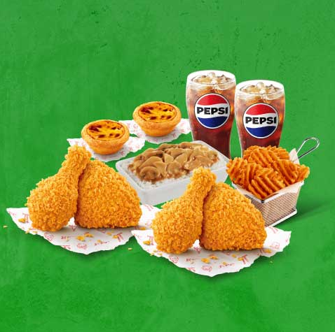 KFC「肯!抵DEAL」優惠|10月限時葡撻買一送一!$52炸雞分享桶/早餐減$3
