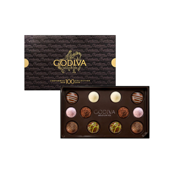 GODIVA 100周年限定艺术松露巧克力!专门店登场满额送限量毛绒吊饰