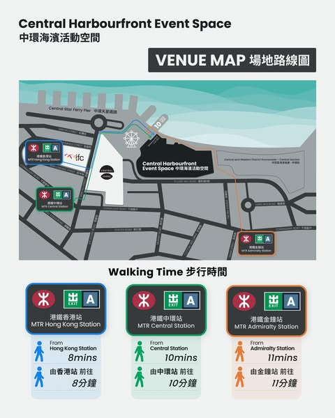 中環海濱活動空間即日起分階段開放!每年免費入場100日 附10月公眾開放時間表免撲空