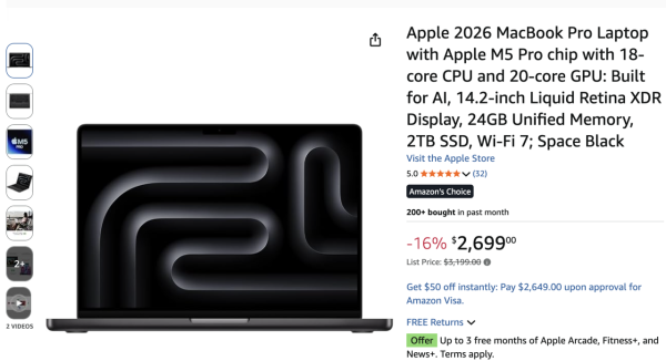 Apple產品大減價！AirPods Pro 3低至72折 M5 MacBook Air/Pro 狂減高達$3,923