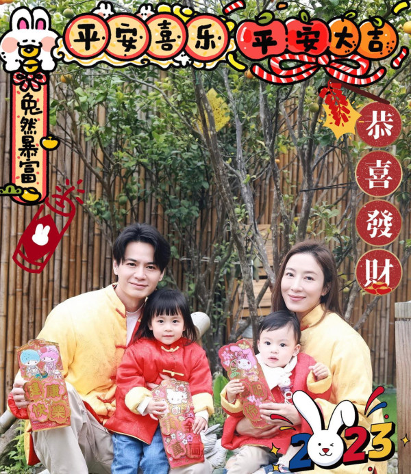 楊茜堯羅子溢低調慶祝結婚10周年放閃!一家四口遊迪士尼睇城堡煙花超貼地
