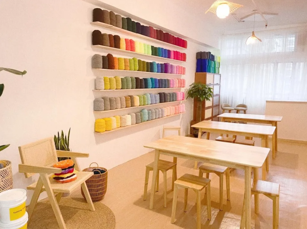 Hygge Workshop 不限时Tufting工作坊,逾90种毛线/极简木系打卡位(图片来源:Hygge Workshop)