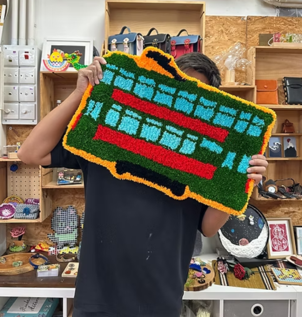 手作班房Tufting簇绒地毯工作坊,DIY专属宠物地毯/靠枕/毛毯布袋(图片来源:手作班房)