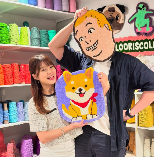 Theflooriscold Studio Tufting工作坊(图片来源:IG@theflooriscoldstudio)