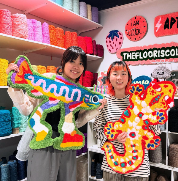 Theflooriscold Studio Tufting工作坊(图片来源:IG@theflooriscoldstudio)