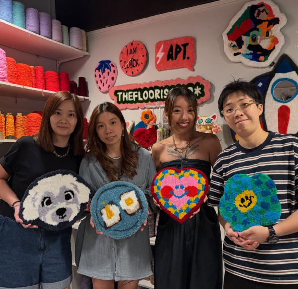 Theflooriscold Studio Tufting工作坊(图片来源:IG@theflooriscoldstudio)