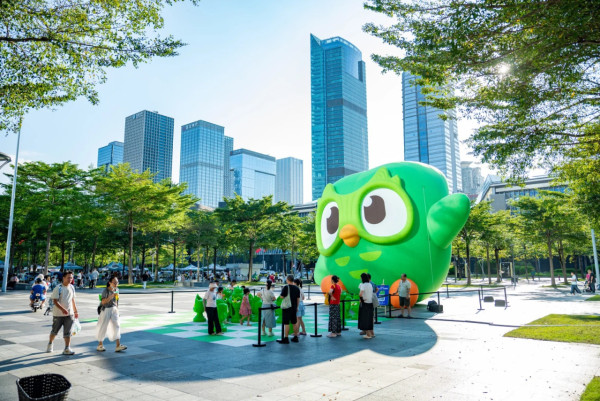 巨型Duo空降深圳！多鄰國Duolingo快閃展登場 5大主題打卡位+限量周邊抽獎 