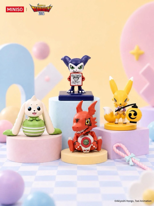 深圳MINISO×數碼暴龍03聯乘登場！盲盒/毛絨掛件/連帽睡衣/限時滿贈活動 