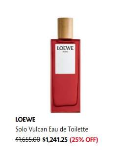LOEWE香水激减全线75折！淡香水劲减近$300！5大编辑推荐 优雅花香/大自然木质调/清新果香