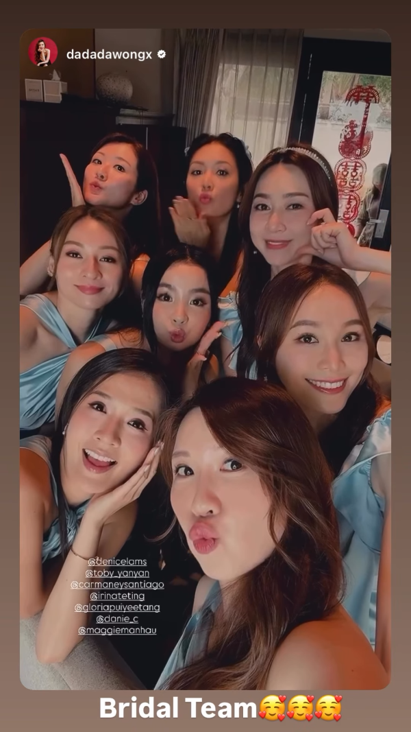 譚嘉儀今日出嫁峇里島婚禮現場曝光！星級姐妹團陣容強大 三位港姐冠軍撐場