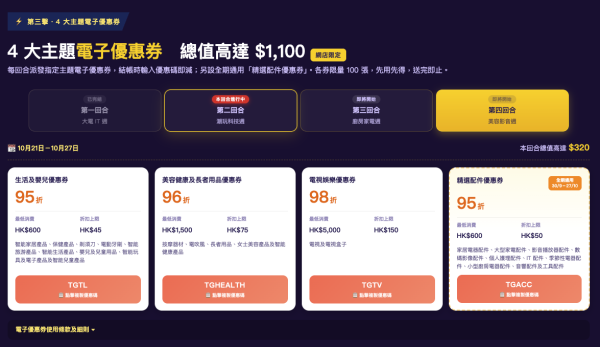 電器優惠｜豐澤抵得祭優惠低至1折！大派$1100優惠券 Dyson吸塵機都有平！必搶Marshall喇叭/電競電腦
