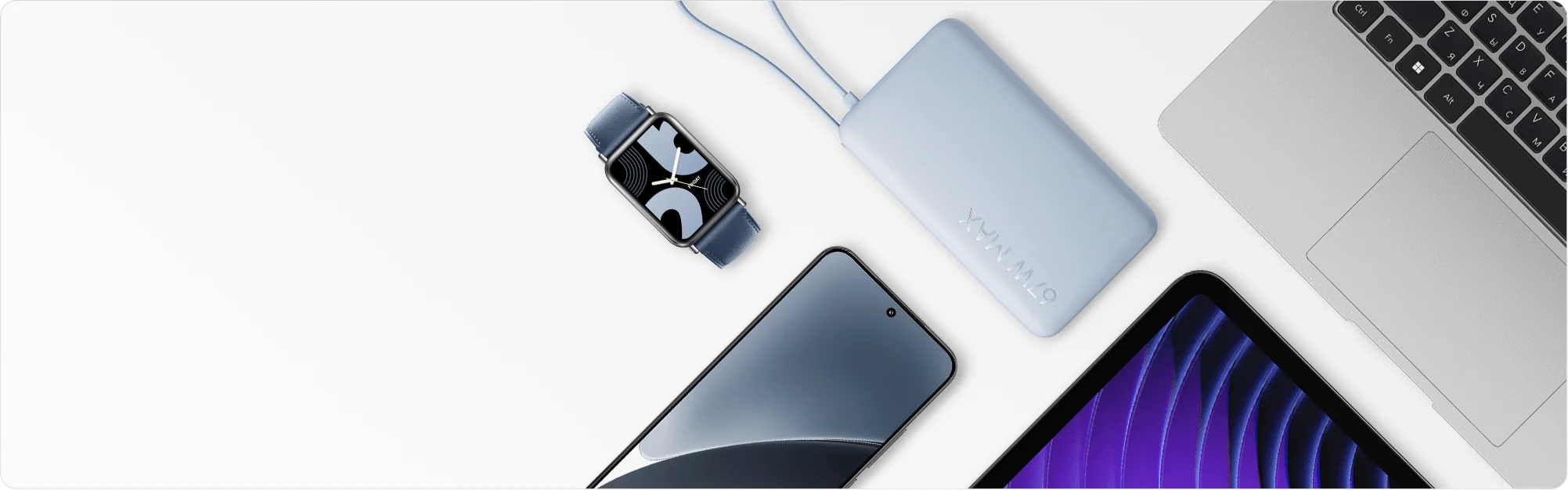 小米推出 10000mAh 自帶線尿袋！支援 67W 快充、充平板筆電耳機　可隨身登機