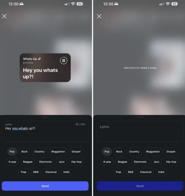 Instagram寫歌新功能！IG DM文字變AI歌詞 自由揀曲風即出歌Send好友 【附教學】