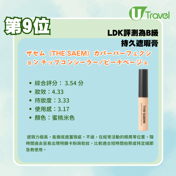 日本藥妝必買!LDK評測12款持久遮瑕膏排行榜:這款既遮瑕又自然?這款最適合化妝新手?