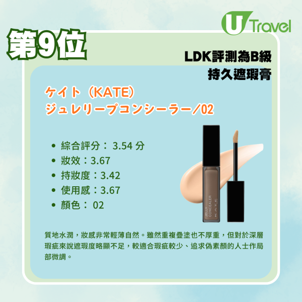 日本藥妝必買!LDK評測12款持久遮瑕膏排行榜:這款既遮瑕又自然?這款最適合化妝新手?