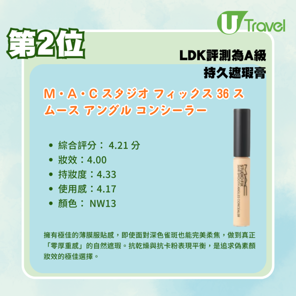 日本藥妝必買!LDK評測12款持久遮瑕膏排行榜:這款既遮瑕又自然?這款最適合化妝新手?
