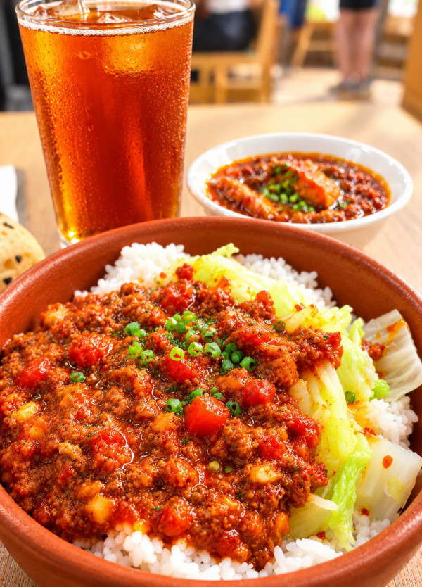 銀杏館$10蕃茄肉醬飯+指定日子$20兩餸套餐連靚湯