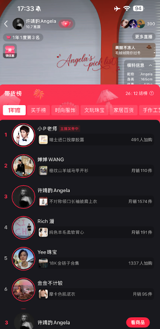 許靖韻首度挑戰直播帶貨連踩6個鐘!狂換10套衫坦言:難過做演唱會排舞