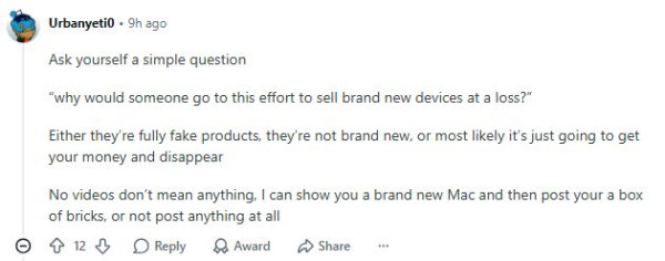 $2,490買到全新MacBook Pro？網民開PO問是否中伏！賣家肯facetime驗貨