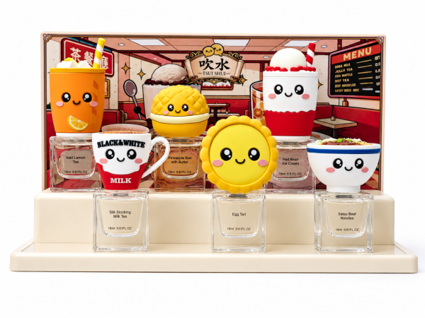 本地品牌推茶餐廳盲盒香水！蛋撻凍檸茶6款經典港式香氣登陸中環尖沙咀