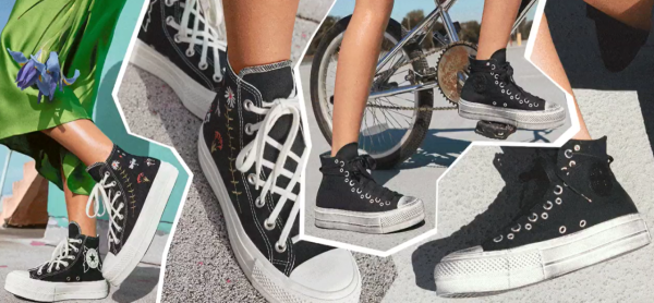 Converse鞋侧小孔用途（图片来源：Converse 官网）