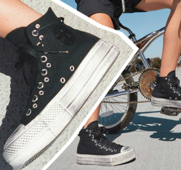 Converse鞋带双色撞色绑法（图片来源：Converse 官网）