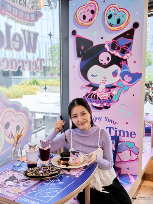 Kuromi登陸啟德AIRSIDE！6米高馬卡龍裝置/首發烘焙精品/限定主題美食