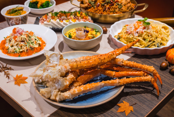 銅鑼灣Mr. Steak全新「秋意蟹味濃自助餐」   任食俄羅斯長腳蟹／避風塘青花椒軟殼蟹／花膠鮑魚