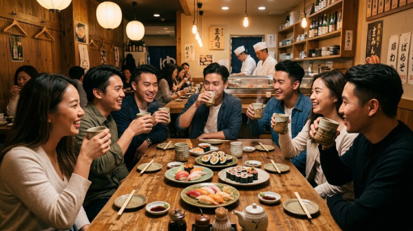 綠茶作用｜壽司店點解一定有熱綠茶？拆解迴轉壽司店熱茶3大隱藏用途 