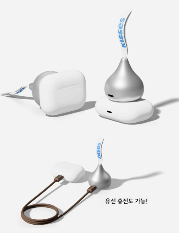 圖片來源:Kakao Talk Gift網站 韓國限定!Hershey's Kisses聯名推出水滴朱古力充電寶 Apple/Galaxy Watch雙支援 網民狂讚:99%神還原