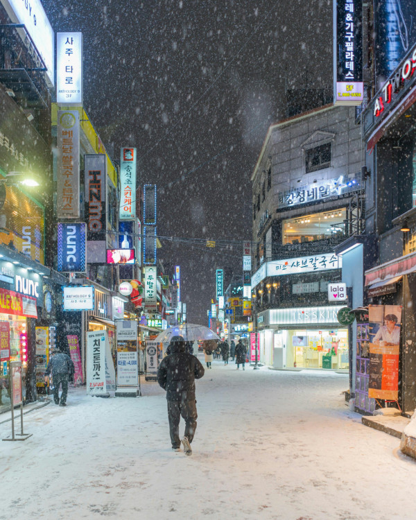 圖片來源:Unsplash 2026韓國首都圈初雪預測出爐!首爾/京畿道/仁川預計11月下旬迎降雪