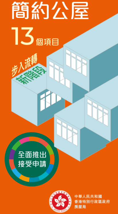 簡約公屋申請懶人包（圖片來源︰房屋局）