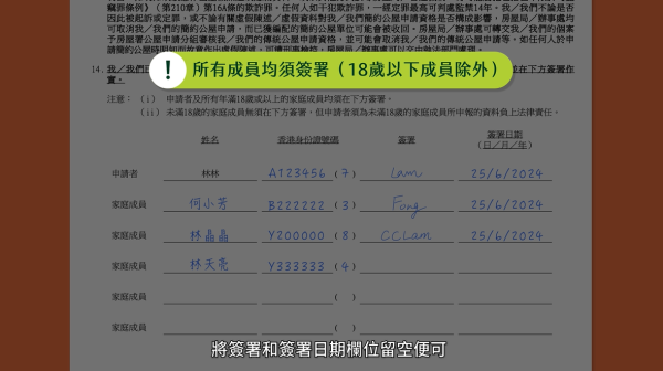 簡約公屋申請懶人包（圖片來源︰房屋局）