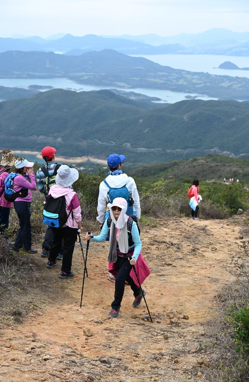 香港行山節，圖片為過往活動圖片，只供參考之用。（圖片來源︰行山樂）