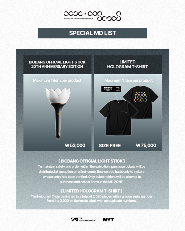 BIGBANG香港展覽2026｜購票方法/票價/舉行日期及又一城限定商品店一覽
