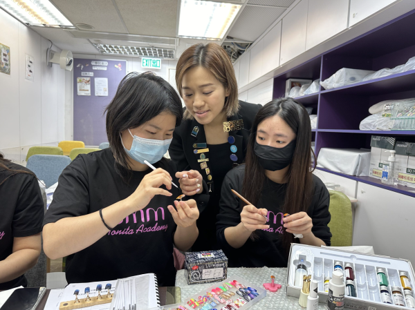 CMM 蒙妮坦學院「美甲技術證書(資歷架構第3級)」(圖片來源︰CMM 蒙妮坦學院)